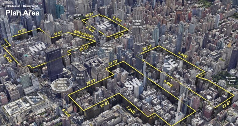 Area of the Midtown South Mixed-Use plan, via midtownsouthplan.nyc